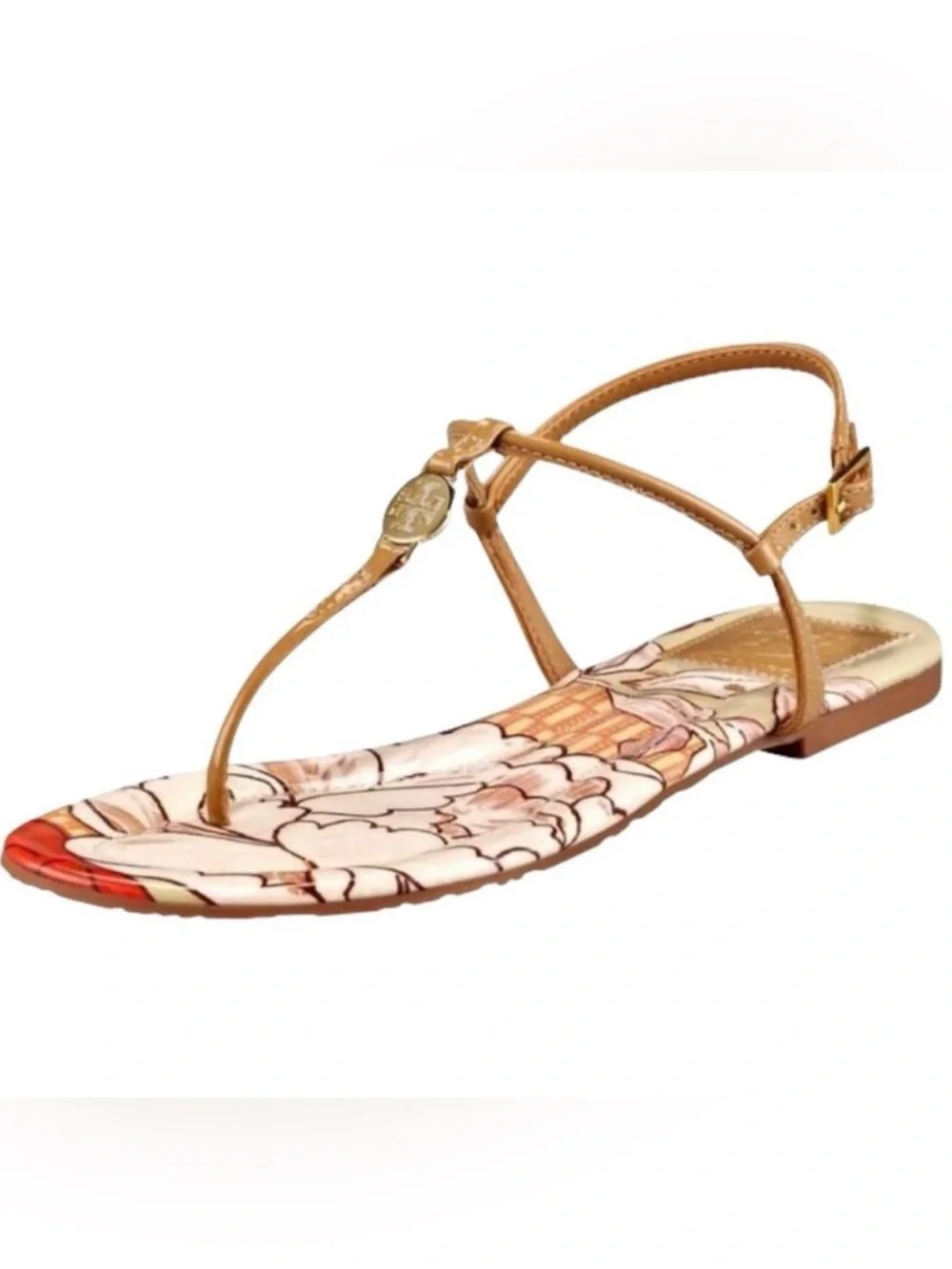 Tory Burch Emmy Patent T-Strap Sandals
